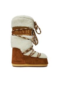 Moon Boot Śniegowce 80D1402610 Brązowy. Kolor: brązowy. Materiał: zamsz, skóra #1