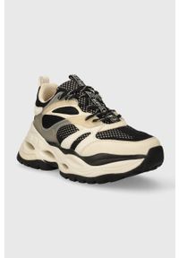 Buffalo sneakersy Triplet M kolor beżowy 1636051. Zapięcie: sznurówki. Kolor: beżowy. Materiał: guma. Obcas: na platformie #3