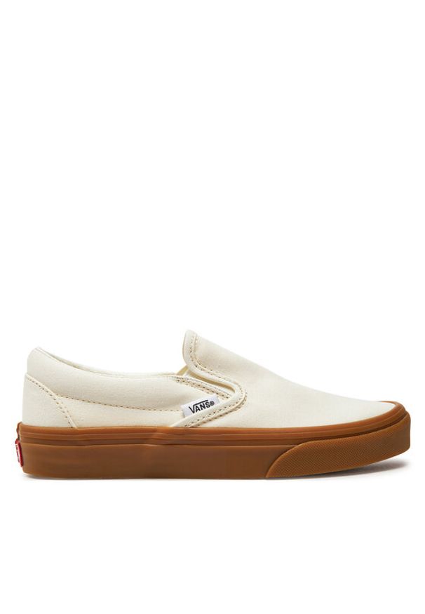 Vans Tenisówki Classic Slip-On VN000BVZOVM1 Écru. Zapięcie: bez zapięcia. Materiał: materiał