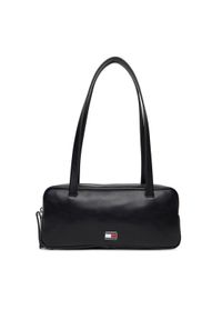 Tommy Jeans Torebka Tjw City Shoulder Bag AW0AW18075 Czarny. Kolor: czarny. Materiał: skórzane #1