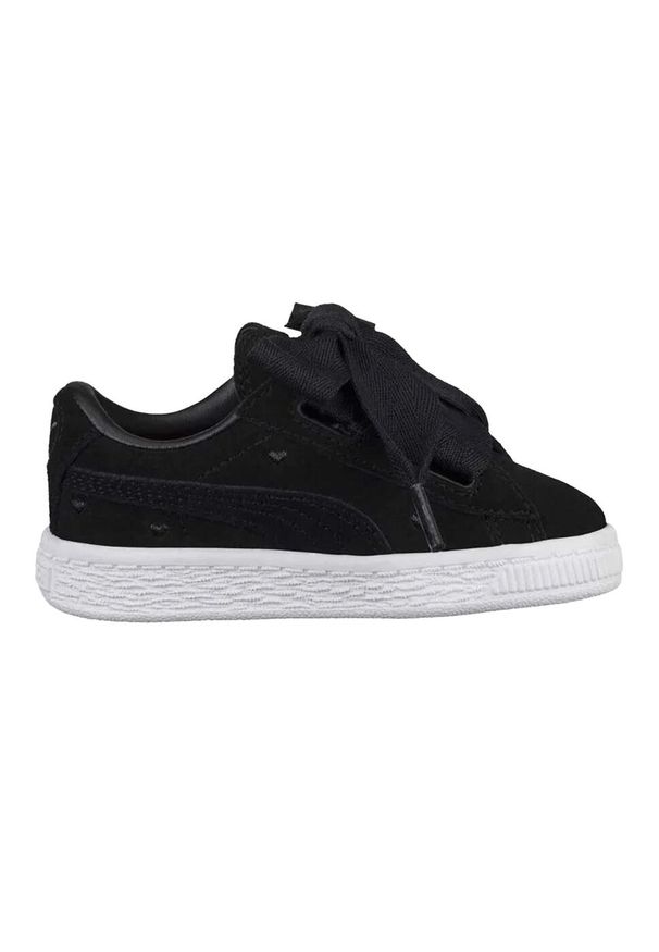 Puma - Zamszowe Buty Sportowe Dla Dzieci. Kolor: czarny. Materiał: zamsz. Sport: turystyka piesza