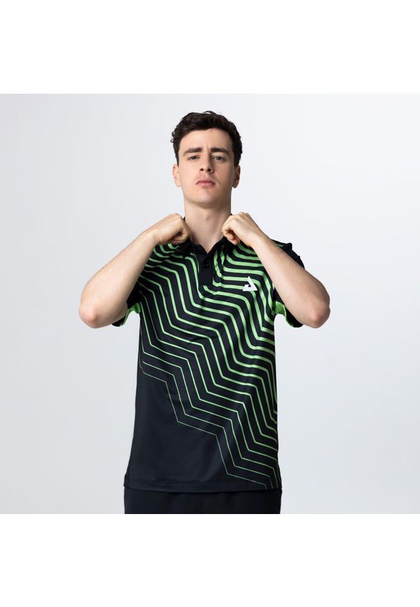 JOOLA - Koszulka tenisowa Joola Team 25. Typ kołnierza: polo. Kolor: zielony