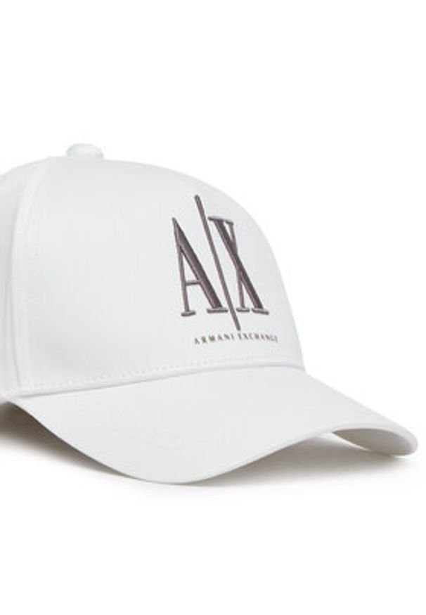 Armani Exchange Czapka z daszkiem XM000811 AF13343 U0009 Biały. Kolor: biały. Materiał: materiał, bawełna