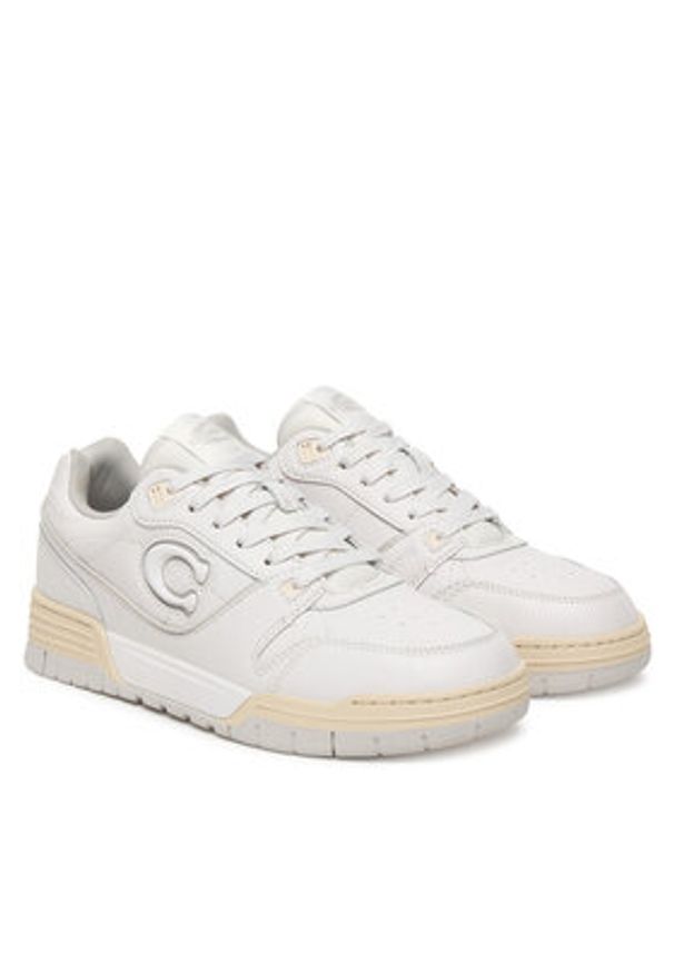 Coach Sneakersy CCN64 Biały. Kolor: biały. Materiał: skóra
