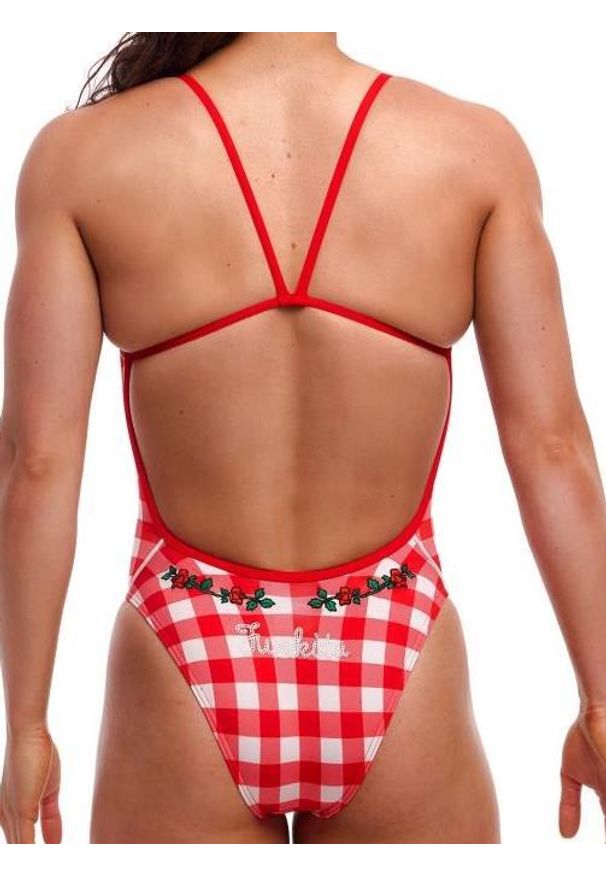 FUNKITA - Strój do pływania Funkita Red Checker - Single Strength. Kolor: wielokolorowy