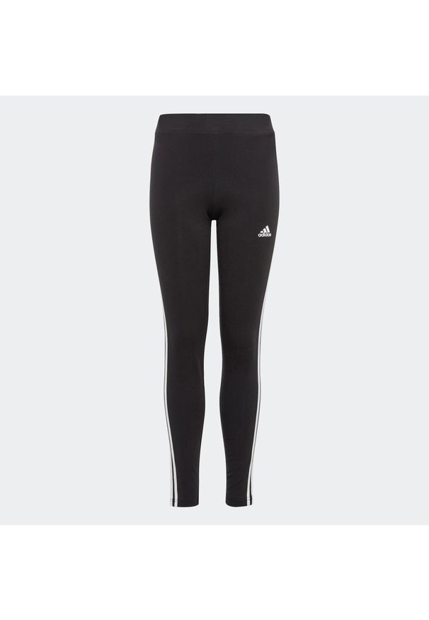 Adidas - Legginsy dziecięce. Materiał: materiał, bawełna, elastan