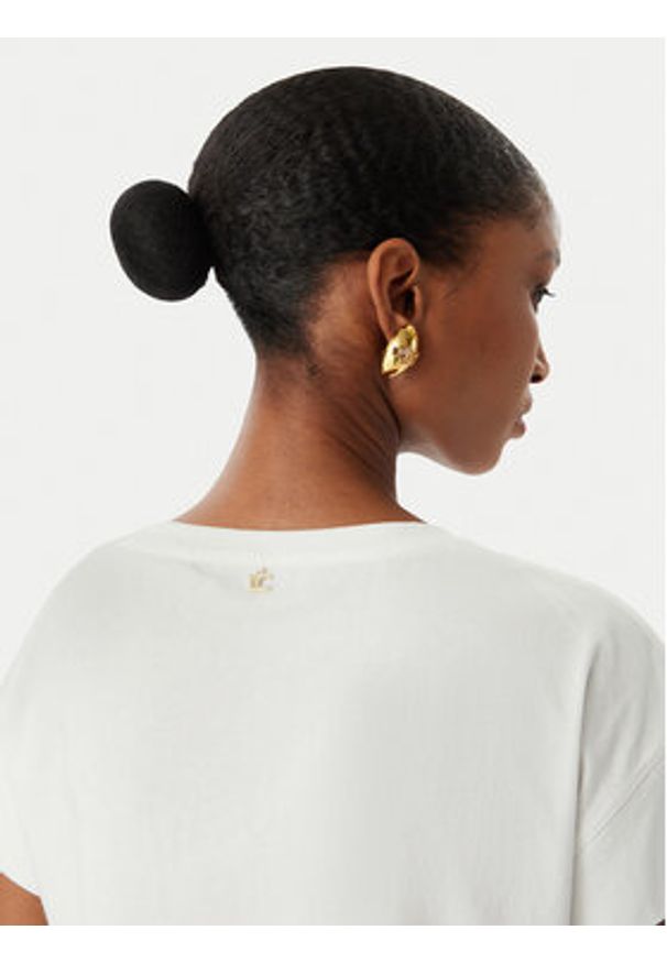 LOLA CASADEMUNT T-Shirt LS2615010 Biały Regular Fit. Kolor: biały. Materiał: bawełna