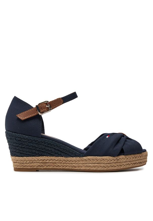 TOMMY HILFIGER - Espadryle Tommy Hilfiger. Kolor: niebieski