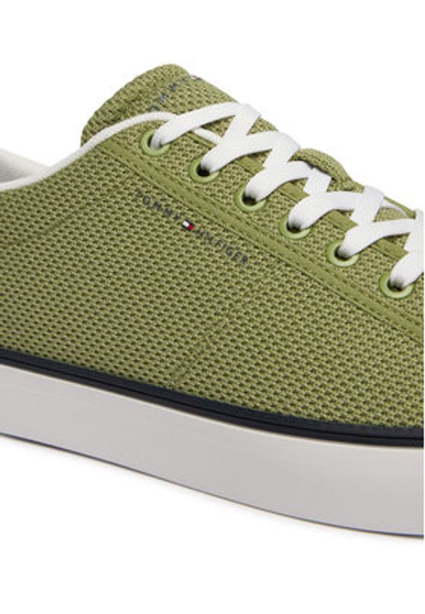 TOMMY HILFIGER - Tommy Hilfiger Tenisówki Harlem Core Ii Seasonal Textile FM0FM05820 Zielony. Kolor: zielony. Materiał: materiał