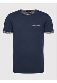 Jack&Jones PREMIUM T-Shirt Lyon 12205365 Granatowy Regular Fit. Kolor: niebieski. Materiał: bawełna #5