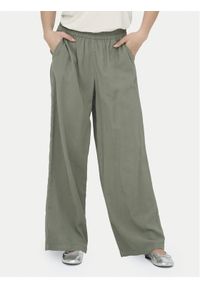only - ONLY Spodnie materiałowe Aris 15337956 Zielony Straight Fit. Kolor: zielony. Materiał: wiskoza #1