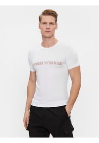 Emporio Armani Underwear T-Shirt 111035 4R516 00010 Biały Regular Fit. Kolor: biały. Materiał: bawełna