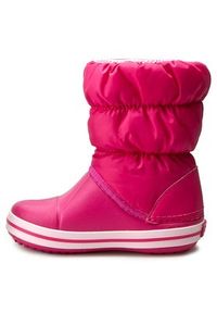 Crocs Śniegowce Winter Puff Boot Kids 14613 Różowy. Kolor: różowy