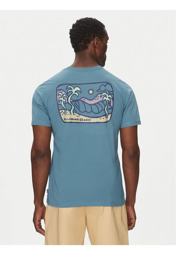 Billabong T-Shirt EBYZT00296 Niebieski Regular Fit. Kolor: niebieski. Materiał: bawełna