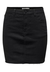 Spódnica jeansowa JDY. Kolor: czarny. Materiał: jeans #1