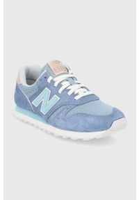 New Balance Buty na płaskiej podeszwie. Nosek buta: okrągły. Zapięcie: sznurówki. Kolor: niebieski. Materiał: guma. Obcas: na płaskiej podeszwie #5