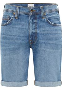 Mustang - MĘSKIE SZORTY MUSTANG Washington Shorts Denim Blue 1015149 5000 404. Materiał: denim #6