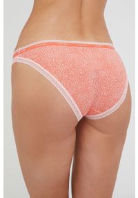 Calvin Klein Underwear figi (3-pack) kolor beżowy. Kolor: beżowy. Materiał: materiał, dzianina. Wzór: gładki #2