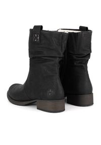 Rieker Botki Z9583-00 Czarny. Kolor: czarny. Materiał: materiał #5