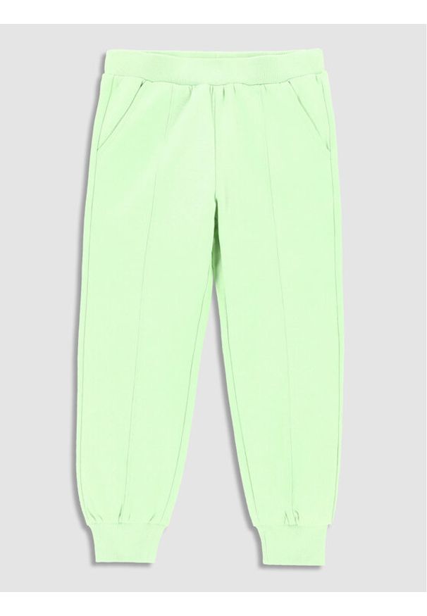 COCCODRILLO - Coccodrillo Spodnie dresowe WC3120103EVG Zielony Regular Fit. Kolor: zielony. Materiał: bawełna