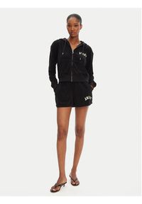 Juicy Couture Bluza Nala JCWAS125321 Czarny Oversize. Kolor: czarny. Materiał: bawełna #4