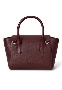 Lauren Ralph Lauren - LAUREN RALPH LAUREN Torebka Small Tanner 431969349009 Bordowy. Kolor: czerwony. Materiał: skórzane