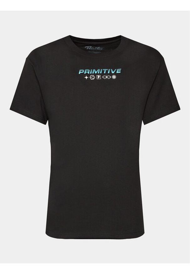 Primitive T-Shirt Zenith PAPFA2306 Czarny Regular Fit. Kolor: czarny. Materiał: bawełna