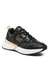 EA7 Emporio Armani Sneakersy X7X007 XK310 K476 Czarny. Kolor: czarny. Materiał: skóra #1