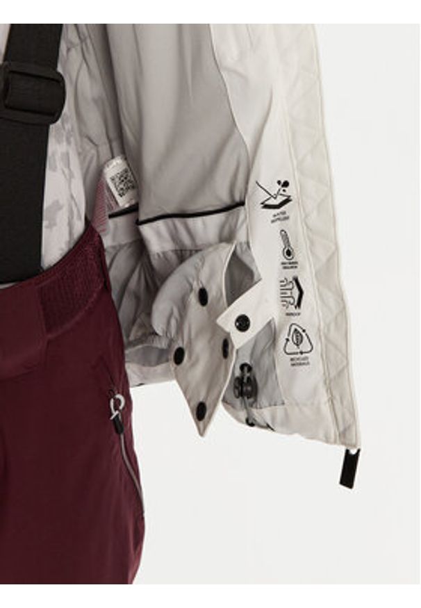 Dare2B Kurtka narciarska Glacial DWP602 Biały Regular Fit. Kolor: biały. Materiał: syntetyk. Sport: narciarstwo