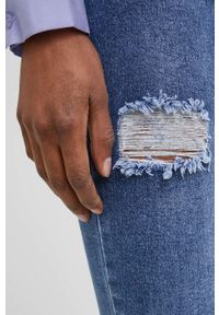 Answear Lab jeansy Push Up damskie medium waist. Kolor: niebieski. Styl: wakacyjny #4
