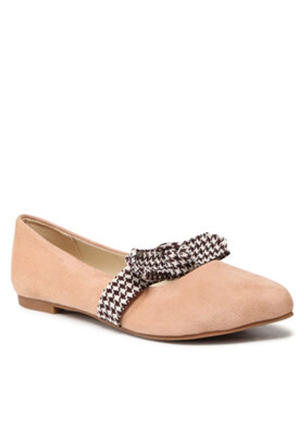 Jenny Fairy Baleriny WS2108-04 Beżowy. Kolor: beżowy. Materiał: materiał