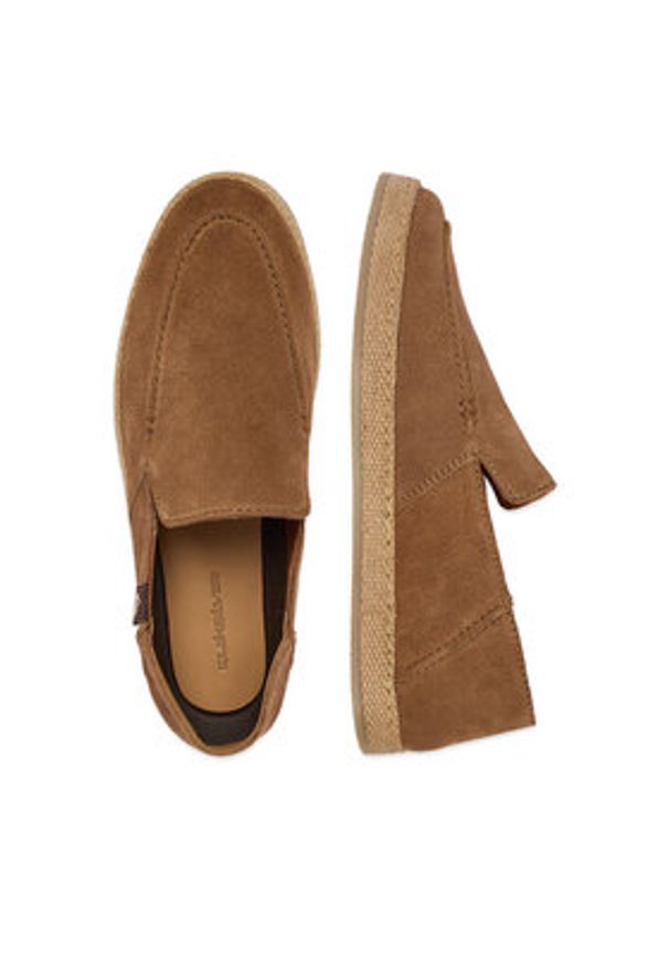 Quiksilver Espadryle CEO-ESPRINT-04 MI08 Brązowy. Kolor: brązowy. Materiał: zamsz, skóra