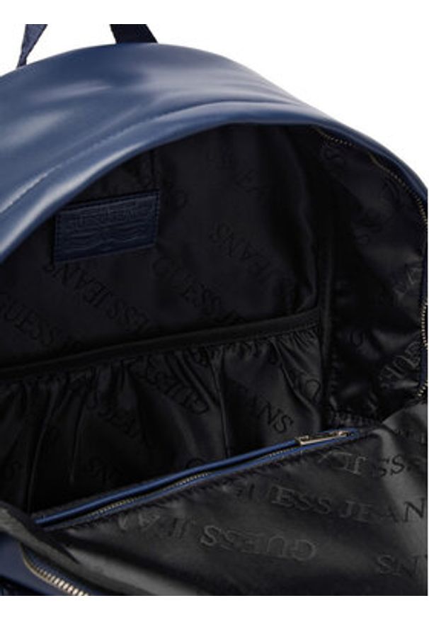 Guess Jeans Plecak CWBEO-GUESS-B-002-09 Granatowy. Kolor: niebieski. Materiał: skóra