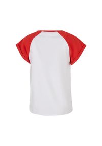 Urban Classics - T-shirt Dla Dziewczynki. Kolor: biały, czerwony, wielokolorowy, różowy