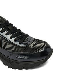 Calvin Klein Sneakersy Hike Runner Lace Up Pearl Ny YW0YW02043 Czarny. Kolor: czarny. Materiał: skóra #4