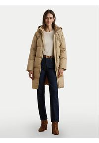 Lauren Ralph Lauren - LAUREN RALPH LAUREN Płaszcz zimowy 297962675003 Beżowy Regular Fit. Kolor: beżowy. Materiał: syntetyk. Sezon: zima #6