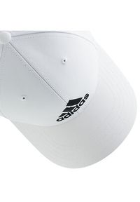 Adidas - adidas Czapka z daszkiem Lightweight Embroidered Baseball GM6260 Biały. Kolor: biały. Materiał: materiał #2