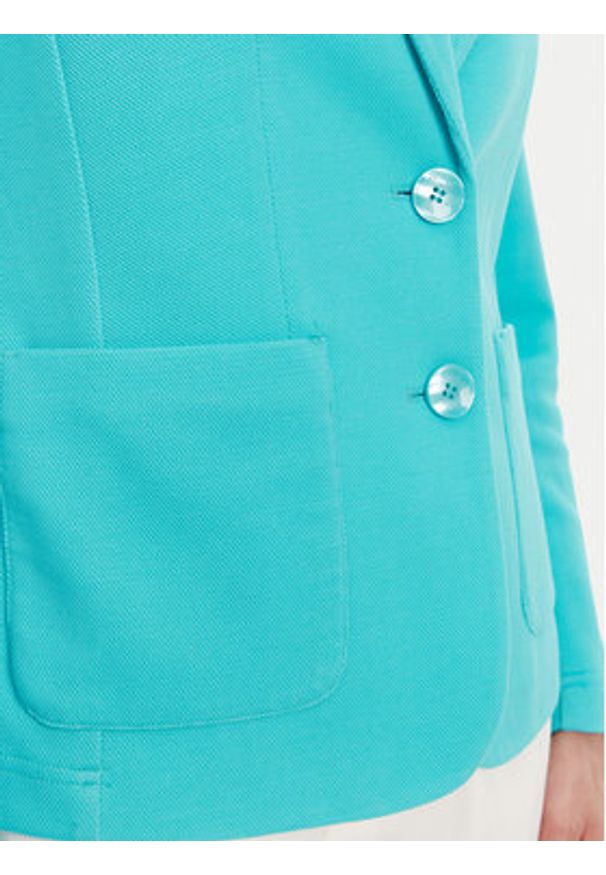 Olsen Marynarka 15001367 Niebieski Regular Fit. Kolor: niebieski. Materiał: syntetyk
