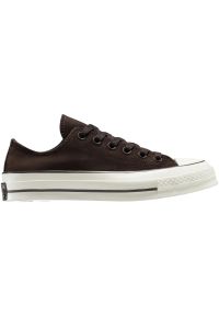 Buty sportowe Converse Chuck 70 Suede. Kolor: brązowy. Materiał: zamsz, materiał. Styl: sportowy #1