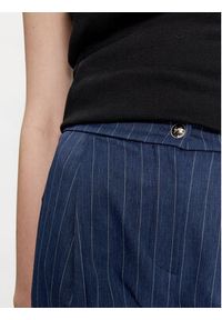 Maryley Spodnie materiałowe 24EB565/M06 Niebieski Wide Fit. Kolor: niebieski. Materiał: syntetyk #5