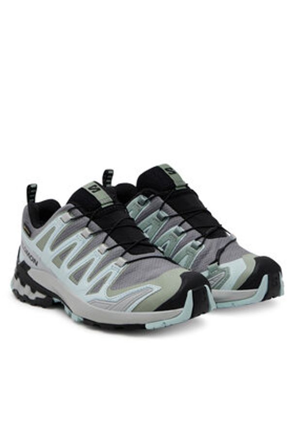 salomon - Salomon Trekkingi Xa Pro 3D V9 Gore-Tex L47823100 Szary. Kolor: szary. Materiał: materiał