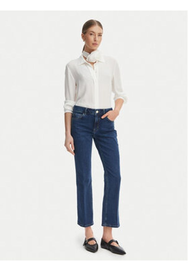 Marella Jeansy 2615181061 Granatowy Slim Fit. Kolor: niebieski