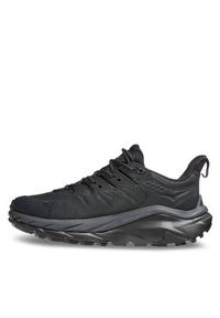 HOKA - Hoka Trekkingi Kaha 2 Low GTX GORE-TEX 1123190 Czarny. Kolor: czarny. Materiał: nubuk, skóra. Technologia: Gore-Tex. Sport: turystyka piesza