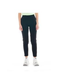 LEONE 1947 APPAREL - Damskie joggery ze ściągaczem Basic. Kolor: czarny. Materiał: tkanina. Sport: fitness