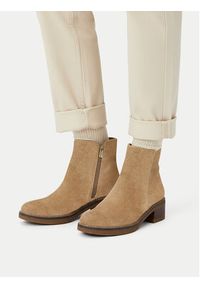 Clara Barson Botki CEO-LM13355-X06 Beżowy. Kolor: beżowy. Materiał: materiał #4