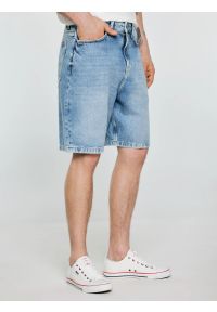 Big-Star - Szorty męskie jeansowe niebieskie Deneez 190. Okazja: na co dzień. Stan: podwyższony. Kolor: niebieski. Materiał: jeans. Styl: elegancki, klasyczny, vintage, casual #2