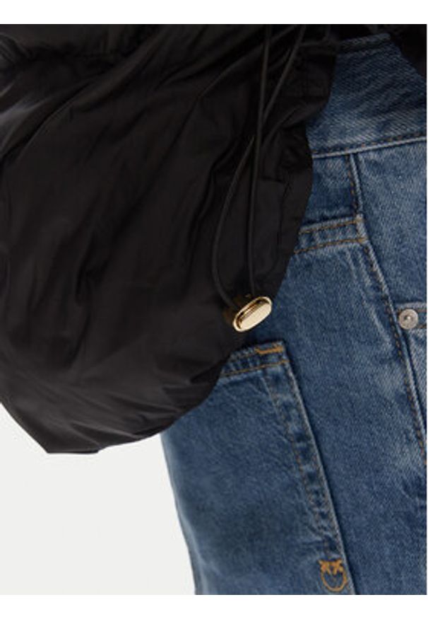 Pinko - PINKO Kurtka puchowa Giza Czarny Regular Fit. Kolor: czarny. Materiał: syntetyk