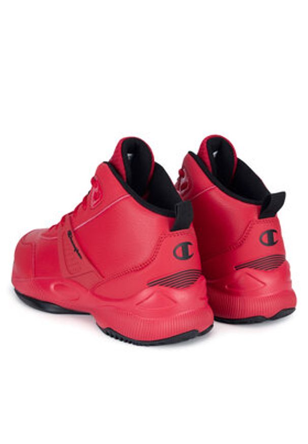 Champion Sneakersy ACADEMY MID CUT SHOE S22399-RS001 Czerwony. Kolor: czerwony. Materiał: materiał