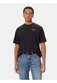 Calvin Klein Jeans T-Shirt LV04RD825G Czarny Regular Fit. Kolor: czarny. Materiał: bawełna
