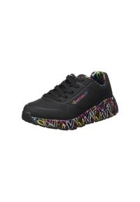 skechers - Buty do chodzenia dla dzieci Skechers Uno Lite. Kolor: czarny. Materiał: materiał, syntetyk, guma. Model: Skechers Sport. Sport: turystyka piesza #1